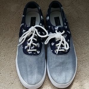 Polo Ralph Lauren canvas boat shoes